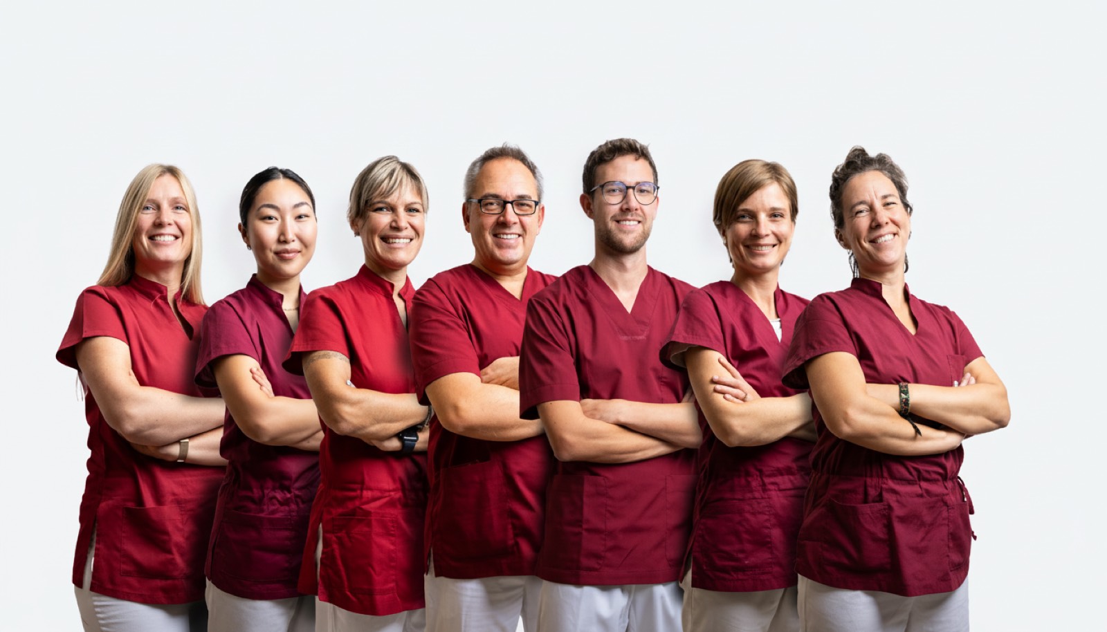 Dr. Christian Eickhoff und das Team der Deutschen ZK in Barcelona